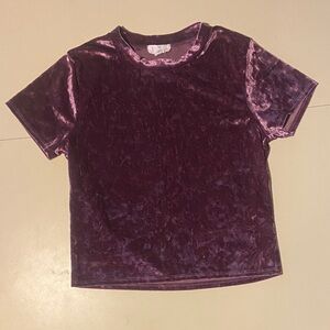 Velvet Purple Short Sleeve Tee